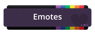 Emotes Panel from Rainbow Gay Pride Panels Theme.